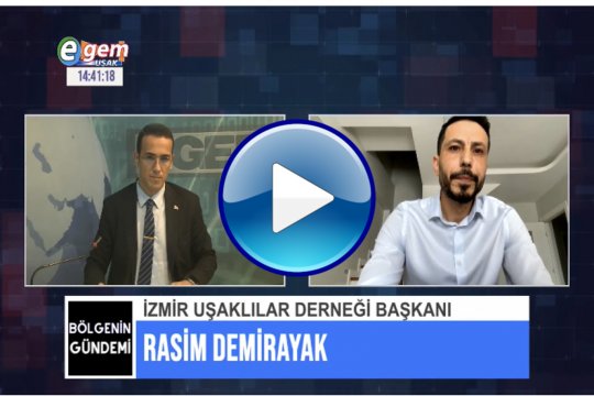 Dernek Başkanımız Uşak Egem Tv bölgenin gündemi programına katıldı. Dernek Başkanımız Rasim Demirayak Uşaklı hemşehrilerine yapılacak faaliyet ve dernek hakkında bilgiler verdi.